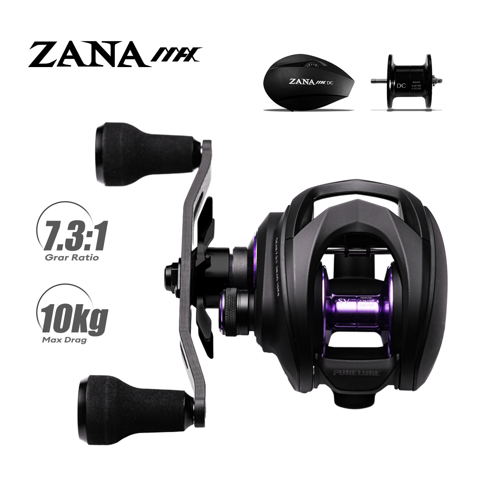 Abu Garcia Reel Max - PURELURE ZANA MAX 10KG SV+DC Double