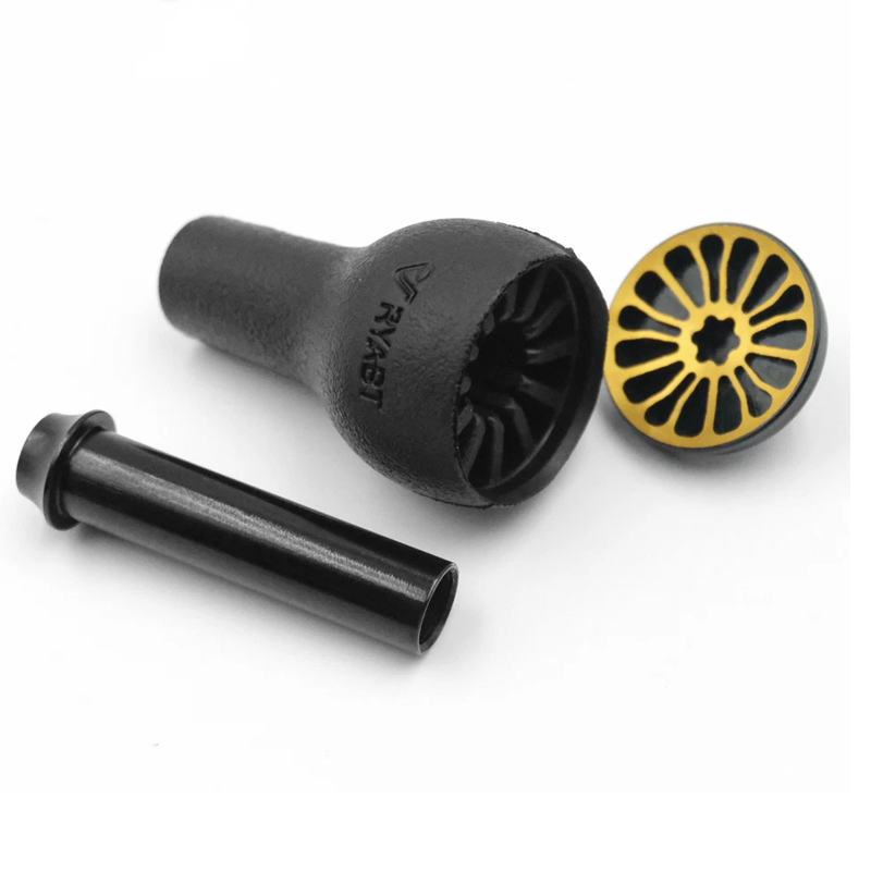 Bouton noir en TPE 27 mm compa - Spincast Reel avis et prix