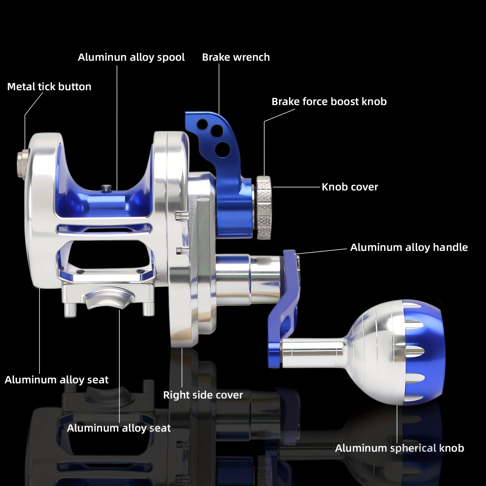 Topline-Moulinet de pêche en e - Trolling Reel avis et prix